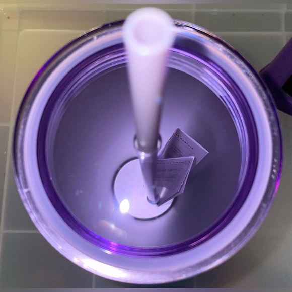 STARBUCKS TWILIGHT MERMAID PURPLE/TEAL SPRING 24oz TUMBLER COLD CUP NWT - Picture 2 of 6